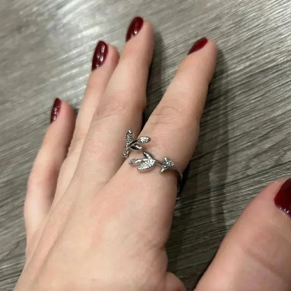 Adjustable925 Silver Boho Wrap Ring - image 2